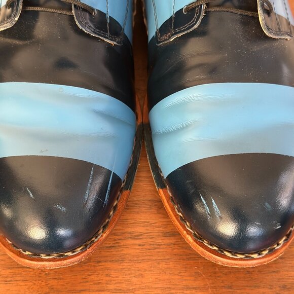 Office of Angela Scott Mr. Smith EU43 US M10 W11.5 Black and Blue Oxford - Picture 10 of 10